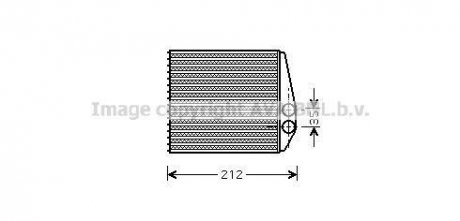 Радиатор отопителя OPEL AVA COOLING OLA6354 (фото 1)