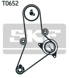 Фото комплект (ремінь+ролики) SKF VKMA 02384 Комплект (ремінь+ролики) SKF VKMA 02384