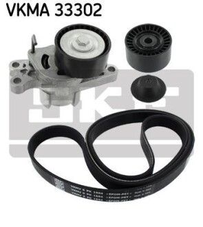 Фото комплект (ремінь+ролики) SKF VKMA 33302 Комплект (ремінь+ролики) SKF VKMA 33302