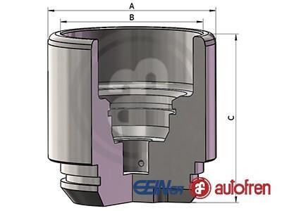 Поршень супорта AUTOFREN D0 25691