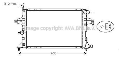 Радiатор AVA COOLING OLA2293