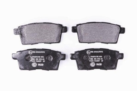 Гальмівні колодки зад. Mazda CX-7/CX-9 07- HELLA PAGID 8DB355013-261