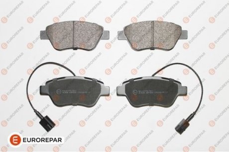 EUROREPAR 4 ГАЛЬМiВНi КОЛОДКИ ПЕРЕДНi EUROREPAR 1617283380