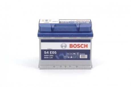 Акумулятор 60Ah-12v EFB (S4E05) (242x175x190),R,EN640 BOSCH 0 092 S4E 051 (фото 1)