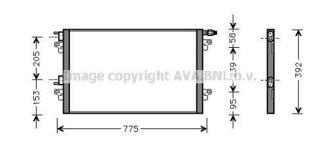 Радiатор AVA COOLING RTA 5280 (фото 1)