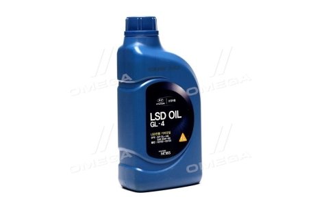 Олива трансмис. Mobis LSD Oil 85W-90 API GL-4 02100-00100 (Каністра 1л) HYUNDAI/KIA/MOBIS 0210000100
