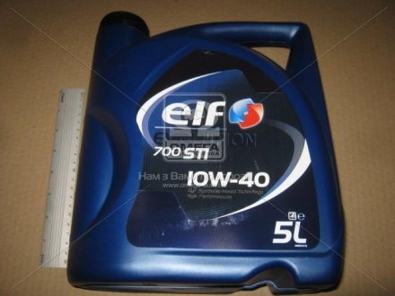 Олива моторна Evolution 700 STI 10W-40 (SN) (Каністра 5л) ELF 214124 (фото 1)