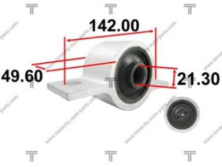 Сайлентблок важеля nissan a33 cefiro 98-03 TENACITY AAMNI1024