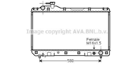 Радiатор AVA COOLING TO 2219