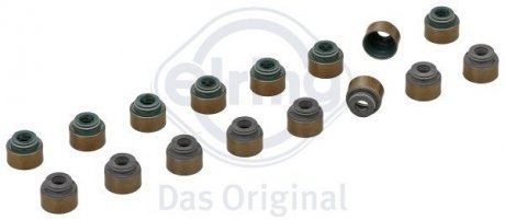 Комплект сальників клапанів 16шт. MAZDA 1,6/1,8/2,0 16V (вир-во) ELRING 569.740 (фото 1)