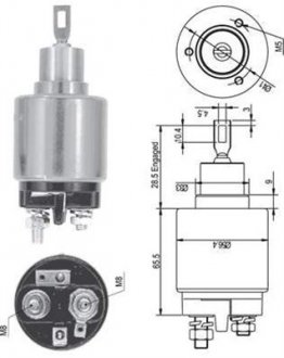 Реле втягивающее FIAT,ALFA ROMEO,VOLVO [] MAGNETI MARELLI 940113050127