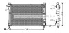 Радиатор охлаждения двигателя W203(C) MT/AT +/-AC 00-02 (Ava) AVA COOLING MSA2286 (фото 1)