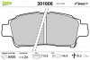 Гальмівні колодки дискові TOYOTA Yaris "1,0-1,4 "F "99-05 VALEO 301606 (фото 1)