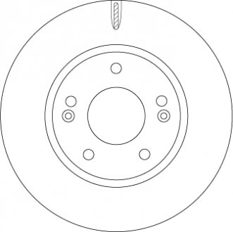 Диск гальмівний TRW DF6936 (фото 1)
