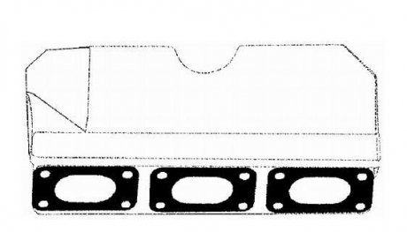 Прокладка випускного колектора BMW 3/5/7 2.0-3.0 98-10 BGA MG0585 (фото 1)