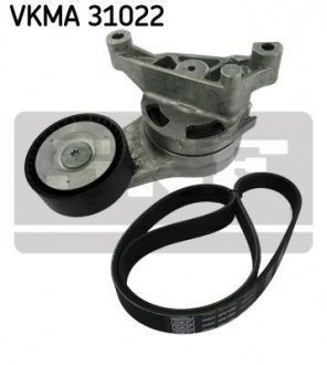Ремкомплект ГРМ AUDI/SEAT/VW A3/Altea/Golf "1,9-2,0 "03>> SKF VKMA 31022