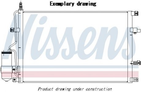 Радіатор кондиціонера NISSENS 941164