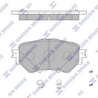 Тормозные колодки Hi-Q (SANGSIN) SP4123