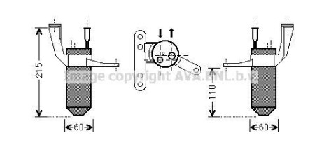 Осушувач кондицiонера AVA COOLING RTD428