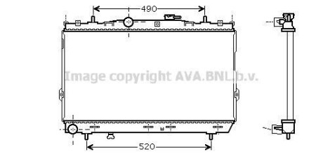 Радiатор AVA COOLING HY 2095
