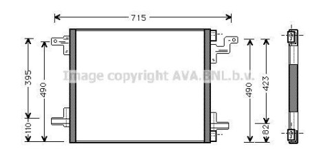 Радiатор AVA COOLING MS 5270