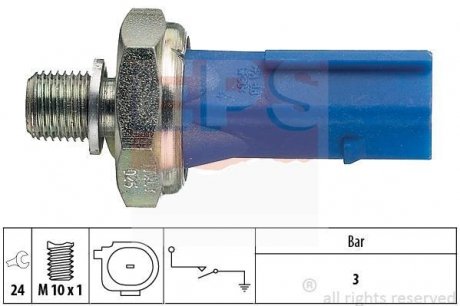 Датчик давления масла VW 2.0 12- (синий) EPS 1.800.212