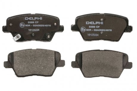 Гальмівні колодки, дискові DELPHI LP3386 (фото 1)