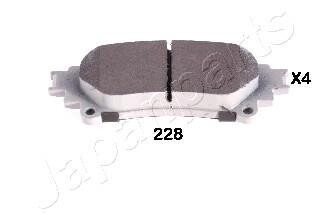 TOYOTA Тормозные колодки задн. Lexus IS 13-,RX 09-,Prius 12- JAPANPARTS PP-228AF