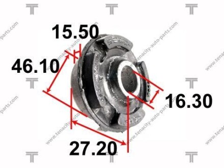 Сайлентблок важеля toyota camry 2.0/2.5 86-90 TENACITY AAMTO1008 (фото 1)