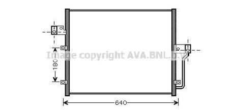 Радiатор кондицiонера AVA COOLING DW 5082