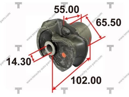 Сайлентблок рычага toyota noah voxy/ipsum 01-09 TENACITY AAMTO1057