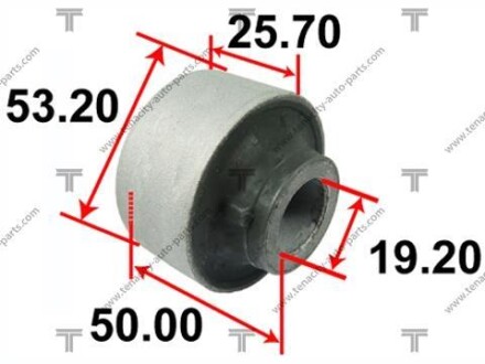 Сайлентблок рычага nissan sunny 11- TENACITY AAMNI1073