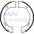 Комплект гальмівних колодок з 4 шт. барабанів DELPHI LS2076 (фото 1)