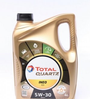 Олива моторна Quartz Ineo ECS 5W30 (4 Liter) TOTAL 213685