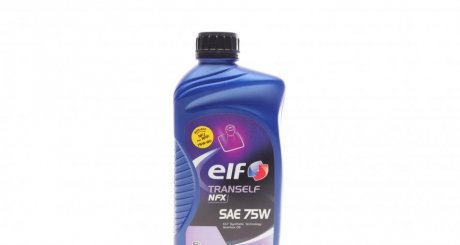 Масло трансм TRANSELF NFX SAE 75W (1л) ELF 223519 (фото 1)