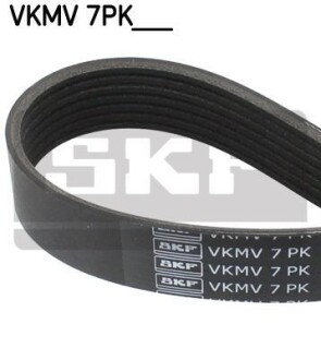 Ремень поликлиновый 7PK2268 SKF VKMV 7PK2268