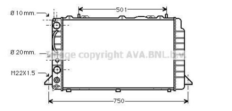 Радiатор AVA COOLING AIA 2089