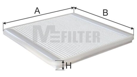 Фільтр салону Toyota Land Cruiser/Yaris 99- M-FILTER K980