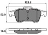 Гальмівні колодки зад. Connect/Focus II//Citroen C5/Saab 9-3 01- (ATE) NATIONAL NP2020 (фото 2)