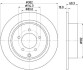 HELLA MITSUBISHI Тормозной диск задн.ASX,Outlander II 1.6/2.4 07- HELLA PAGID 8DD 355 115-491 (фото 1)