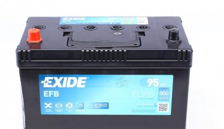 Стартерна батарея (акумулятор) EXIDE EL955