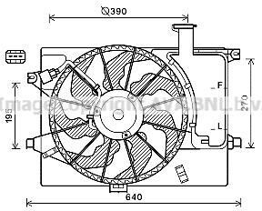 Вентилятори (комплекти) AVA COOLING HY 7567