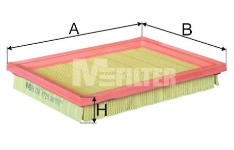 Фільтр повітряний M-FILTER K729