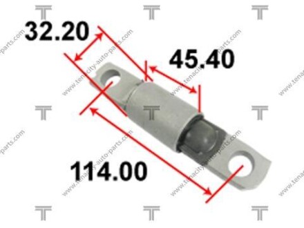 Сайлентблок важеля nissan sentra 07- TENACITY AAMNI1057 (фото 1)