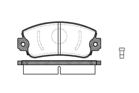 Тормозные колодки REMSA 0372.02