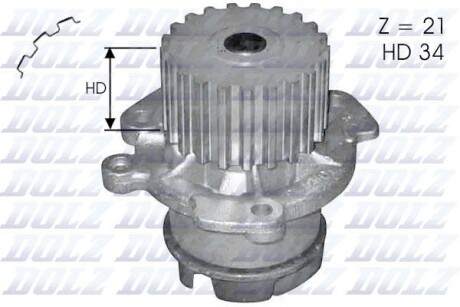 Водяний насос DOLZ L-124