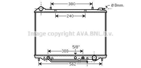 Радiатор AVA COOLING OL2405