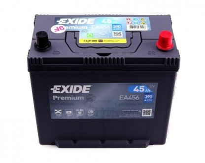 Аккумулятор Premium Carbon Boost 12V/45Ah/390A EXIDE EA456