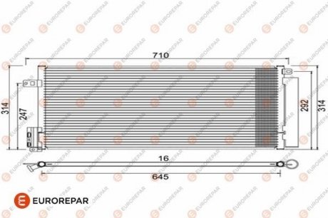 EUROREPAR РАД?АТОР КОНДИЦ?ОНЕРА EUROREPAR 1610160280