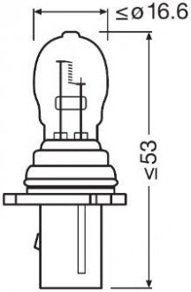 Автомобільна лампа 1шт. OSRAM 6851